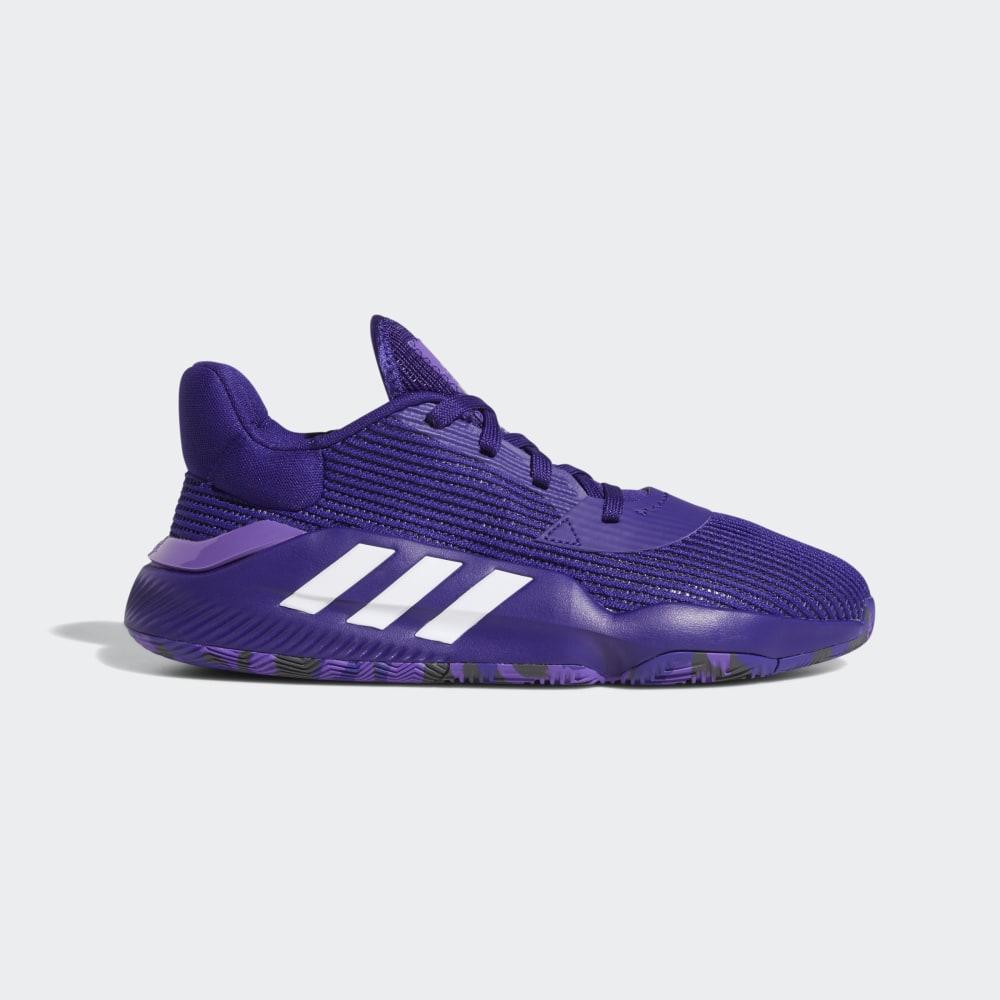 Adidasi Baschet Adidas Pro Bounce 2019 Josi Barbati Romania - Violet/Albi EF0673